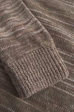 Colours & Sons Mouline Pullover - Olive Mouliné*Herren Pullover