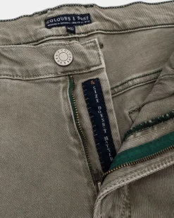 Colours & Sons Natural Dye Denim - Olive*Herren Jeans