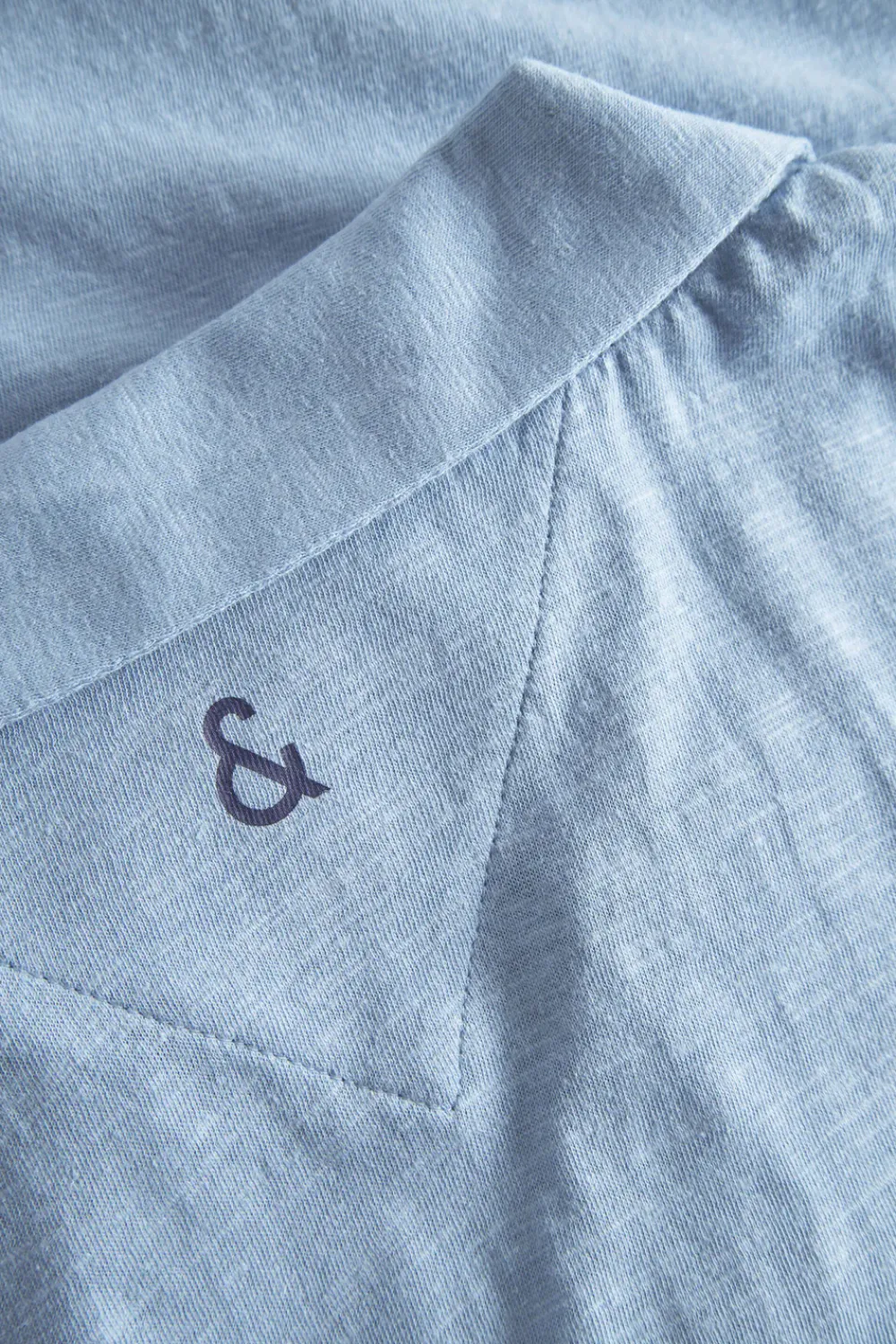 Colours & Sons Polo Leinen Blend - Sky*Herren T-Shirts & Polos