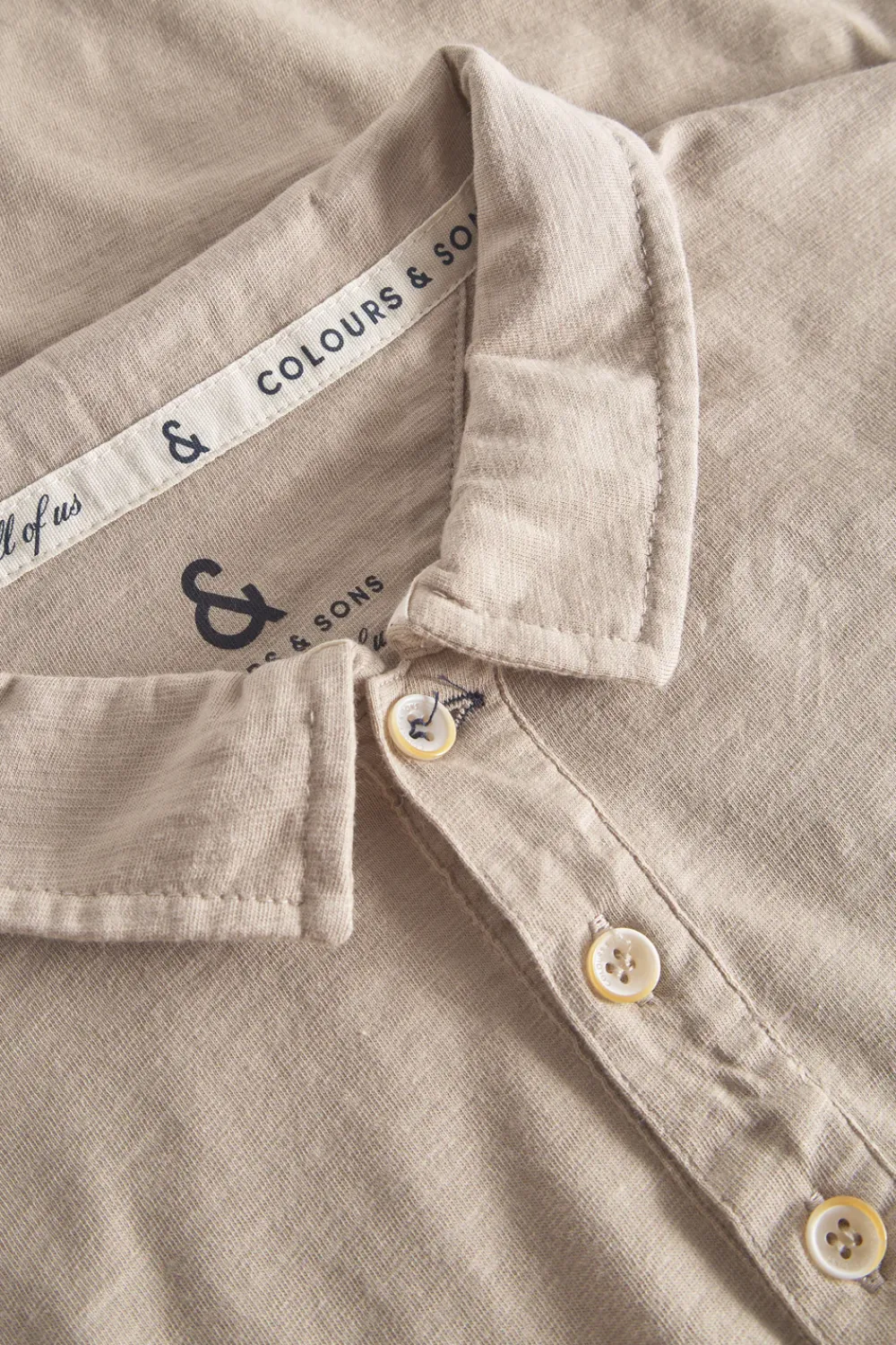 Colours & Sons Poloshirt Slub - Tent*Herren T-Shirts & Polos|T-Shirts & Polos