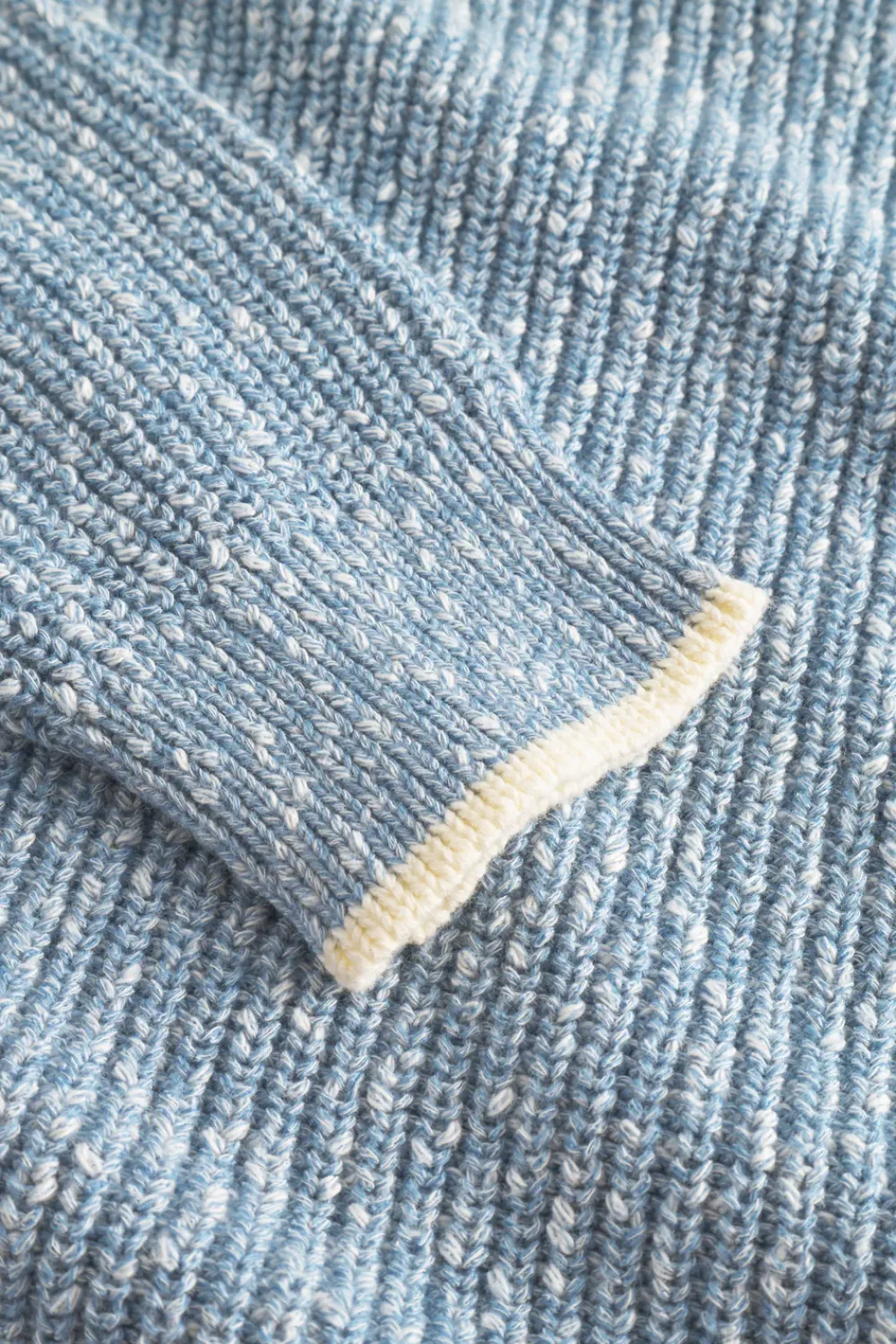 Colours & Sons Pullover Johnny Collar - Dove*Herren Pullover