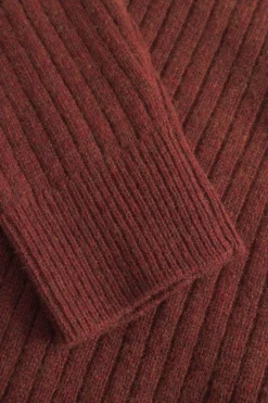 Colours & Sons Pullover Johnny Kragen - Brandy*Herren Pullover
