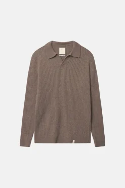Colours & Sons Pullover Johnny Kragen - Soil*Herren Pullover