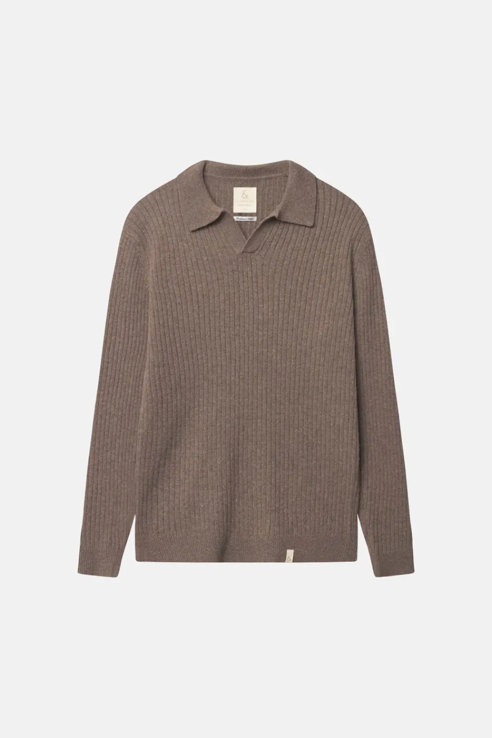Colours & Sons Pullover Johnny Kragen - Soil*Herren Pullover