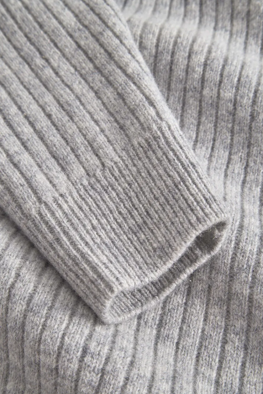 Colours & Sons Pullover Johnny Kragen - Silver*Herren Pullover