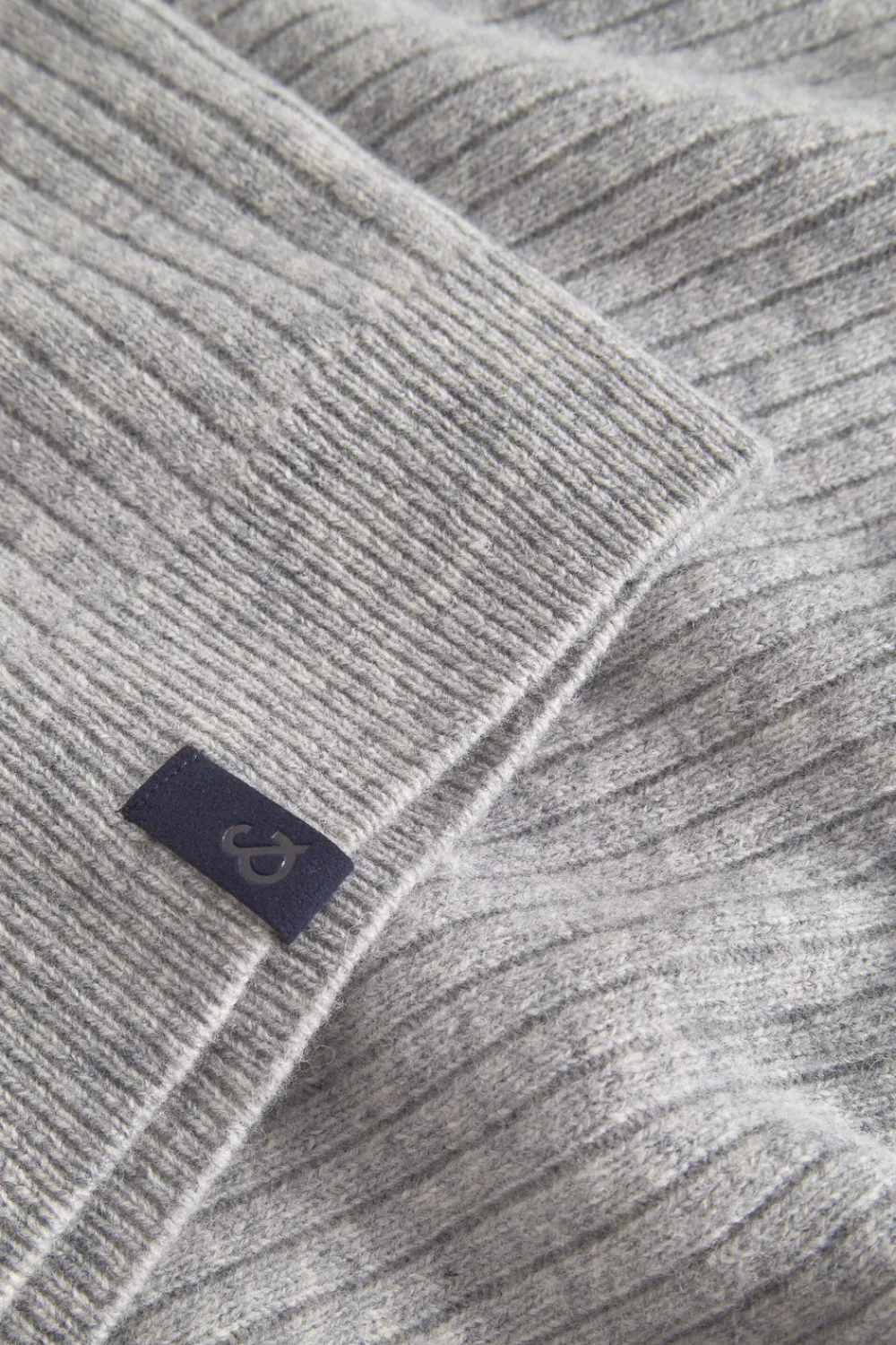 Colours & Sons Pullover Johnny Kragen - Silver*Herren Pullover