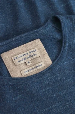 Colours & Sons Pullover Slub - Royal*Herren Pullover