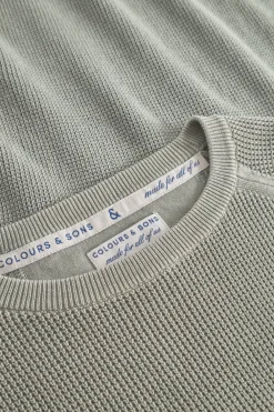 Colours & Sons Roundneck Basic - Lime*Herren Pullover|Pullover