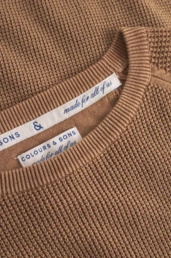 Colours & Sons Roundneck Basic - Tobacco*Herren Pullover|Pullover