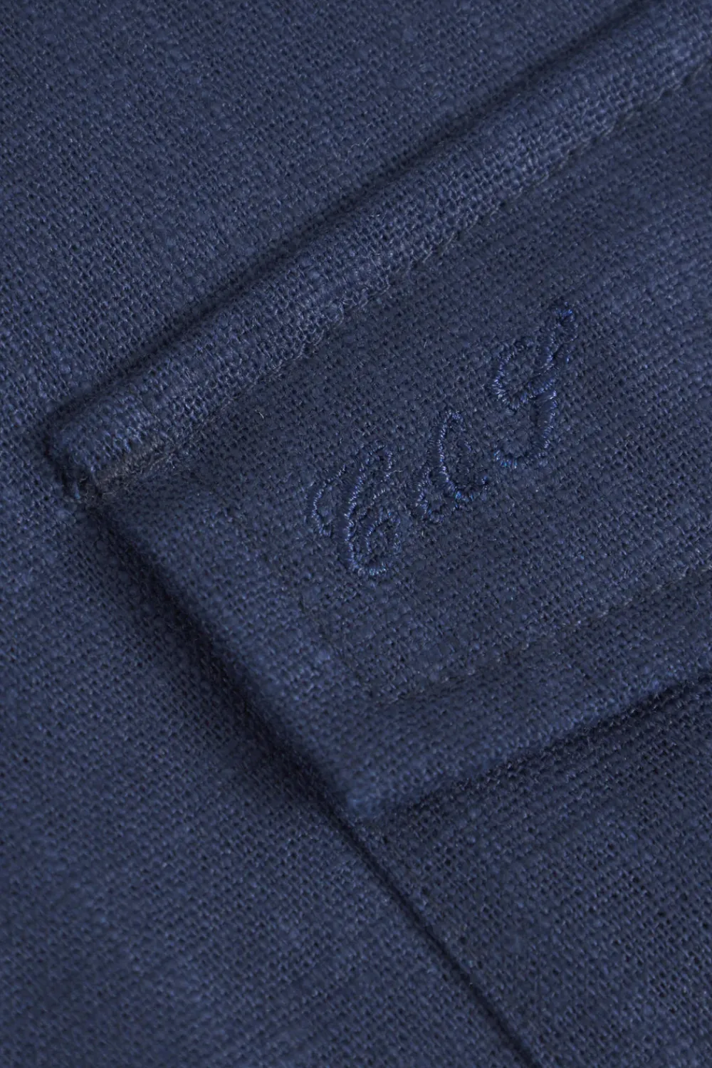 Colours & Sons Safari Shirt Linen Blend - Navy*Herren Jacken