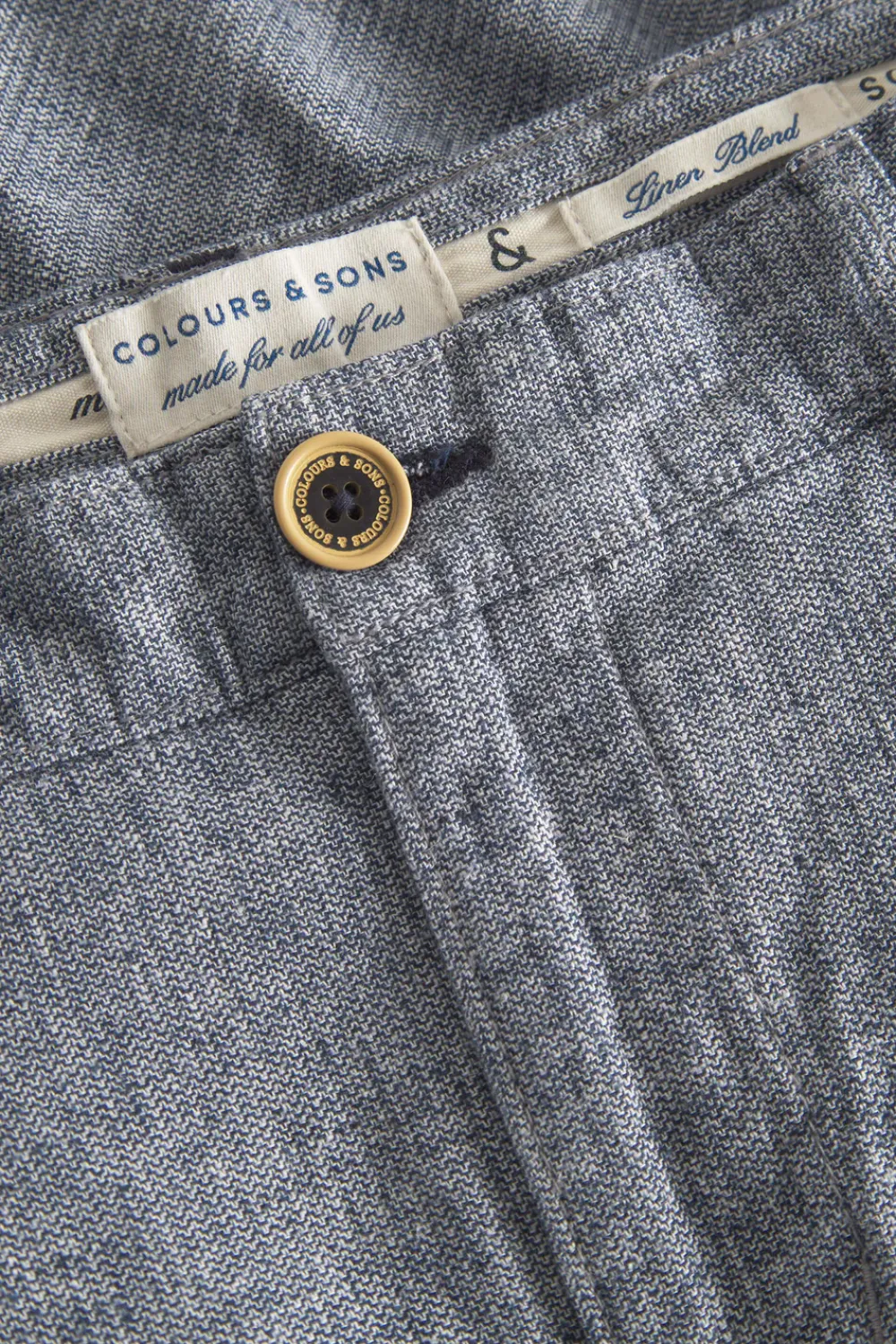 Colours & Sons Shorts Leinen Blend - River Twill*Herren Shorts