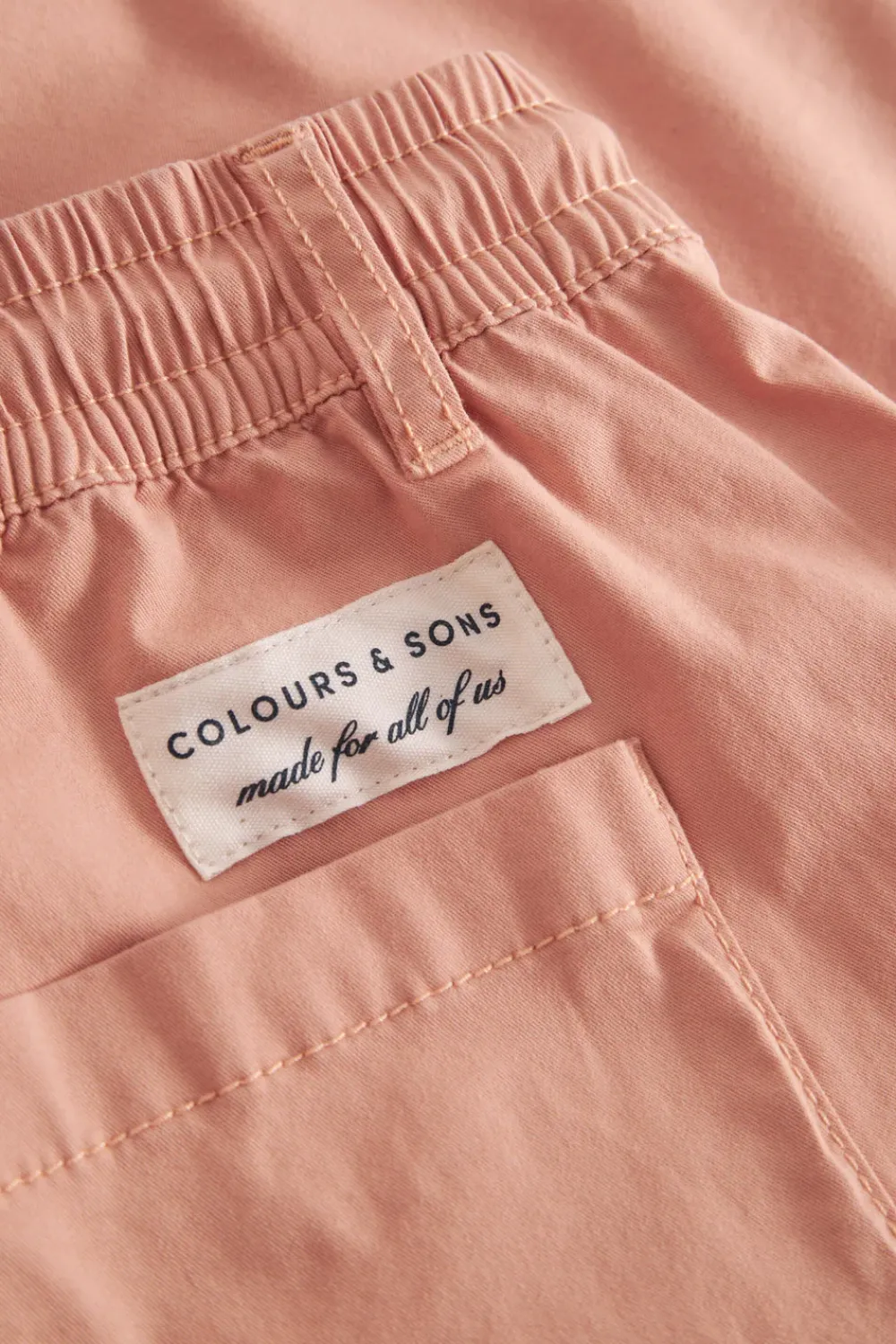 Colours & Sons Shorts Twill - Peach*Herren Shorts