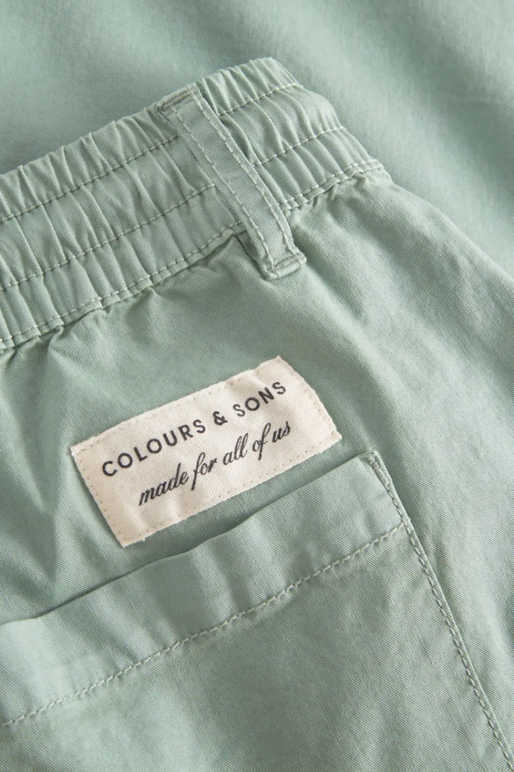 Colours & Sons Shorts Twill - Pistachio*Herren Shorts