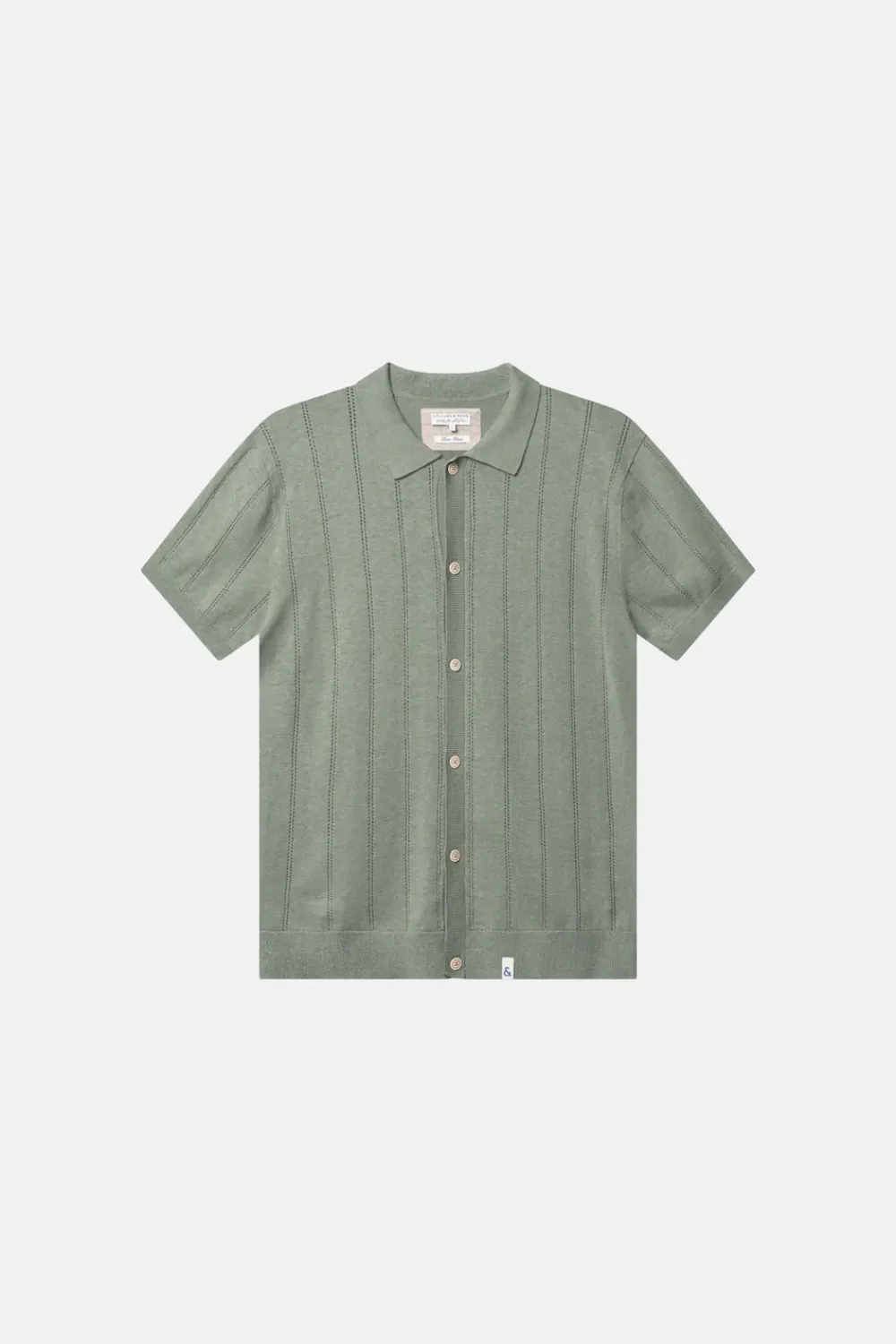 Colours & Sons Strick Hemd - Wasabi*Herren Pullover|Hemden