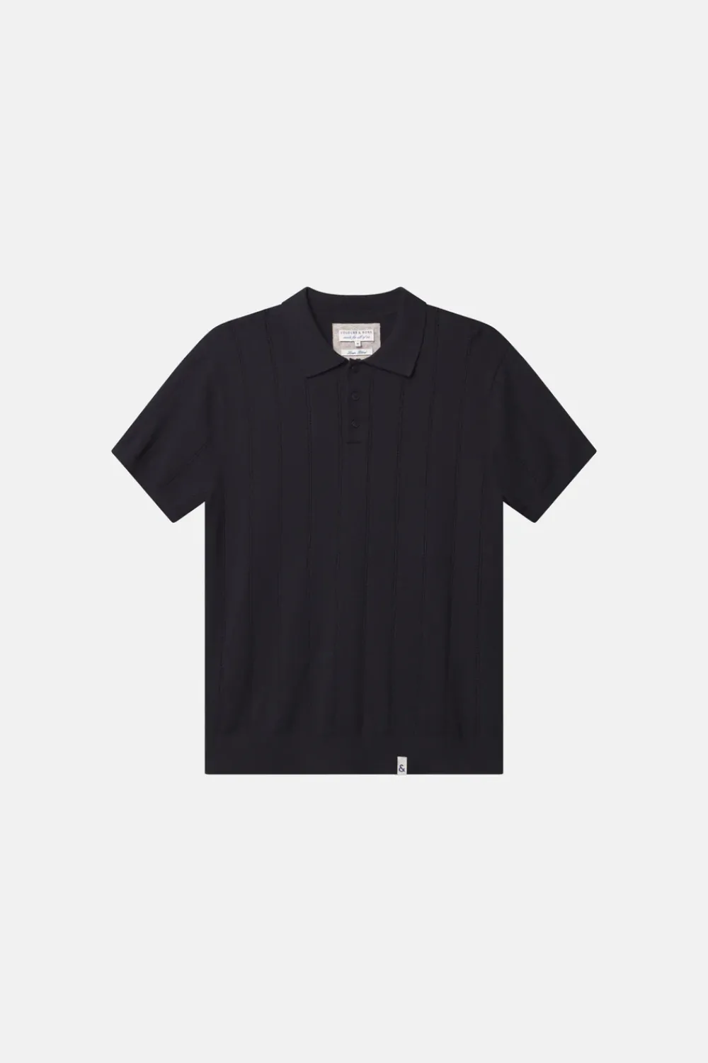 Colours & Sons Strick Polo - Black*Herren Pullover|T-Shirts & Polos