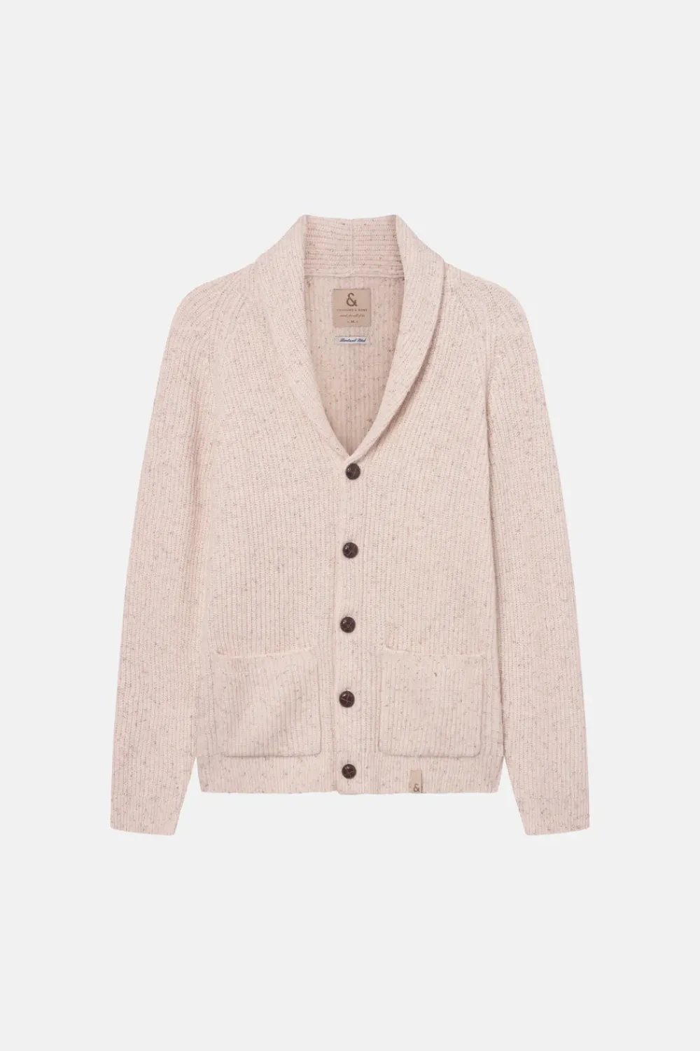 Colours & Sons Strickjacke Donegal - Offwhite*Herren Pullover