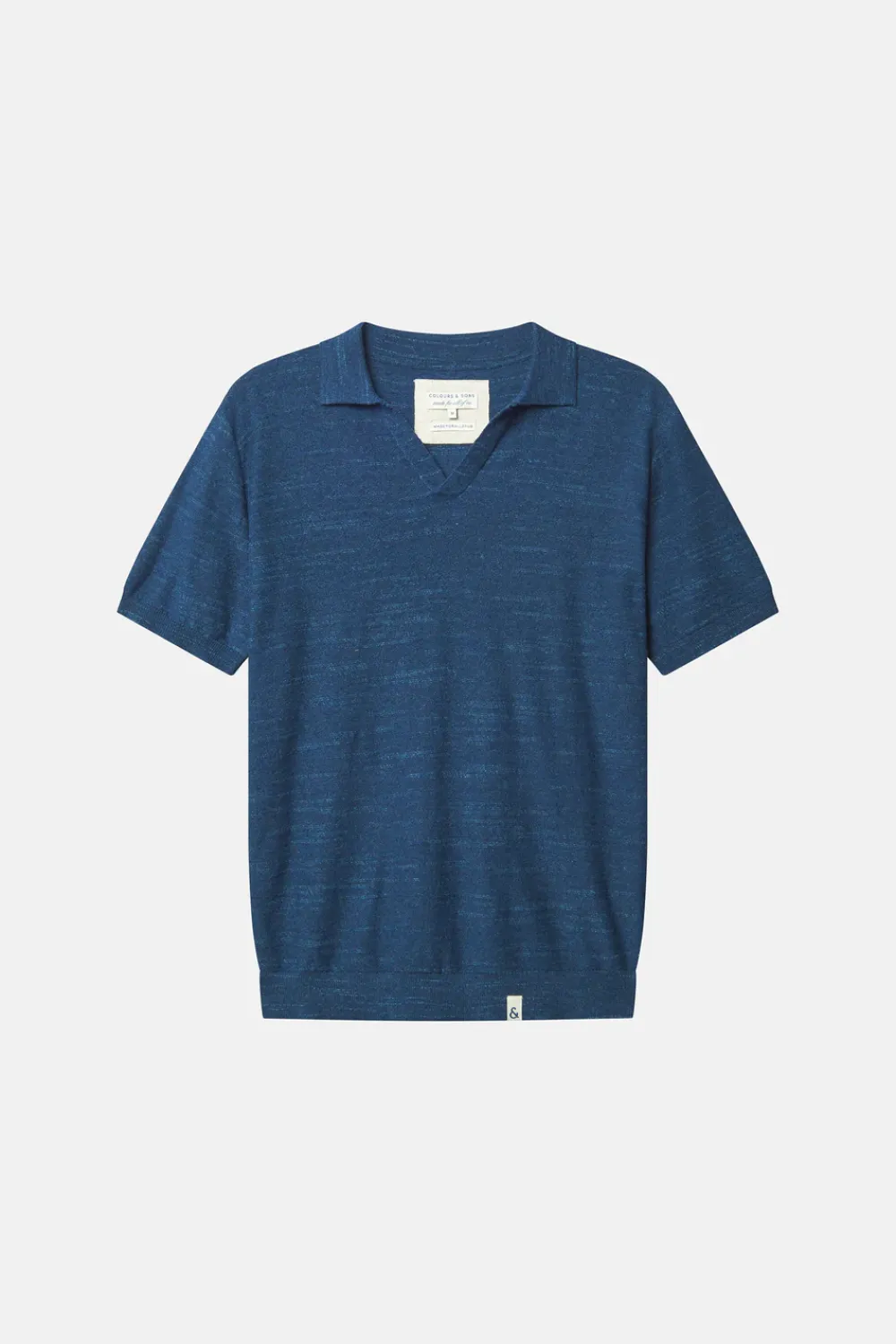 Colours & Sons Strickpolo - Navy*Herren T-Shirts & Polos