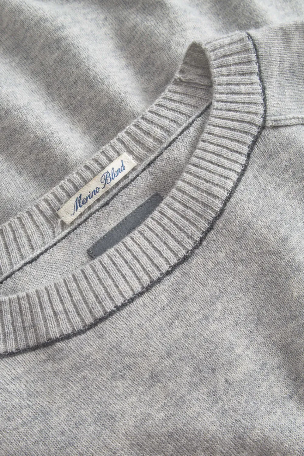 Colours & Sons Strickpullover Merino Blend - Silver*Herren Pullover