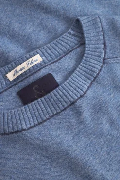 Colours & Sons Strickpullover Merino Blend - Denim*Herren Pullover