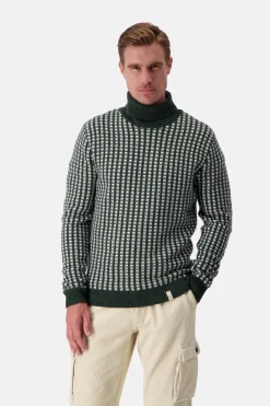 Colours & Sons Strickpullover-gemustert - Yucca-Offwhite*Herren Pullover