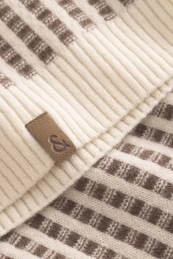 Colours & Sons Strickpullover-gemustert - Offwhite-Soil*Herren Pullover