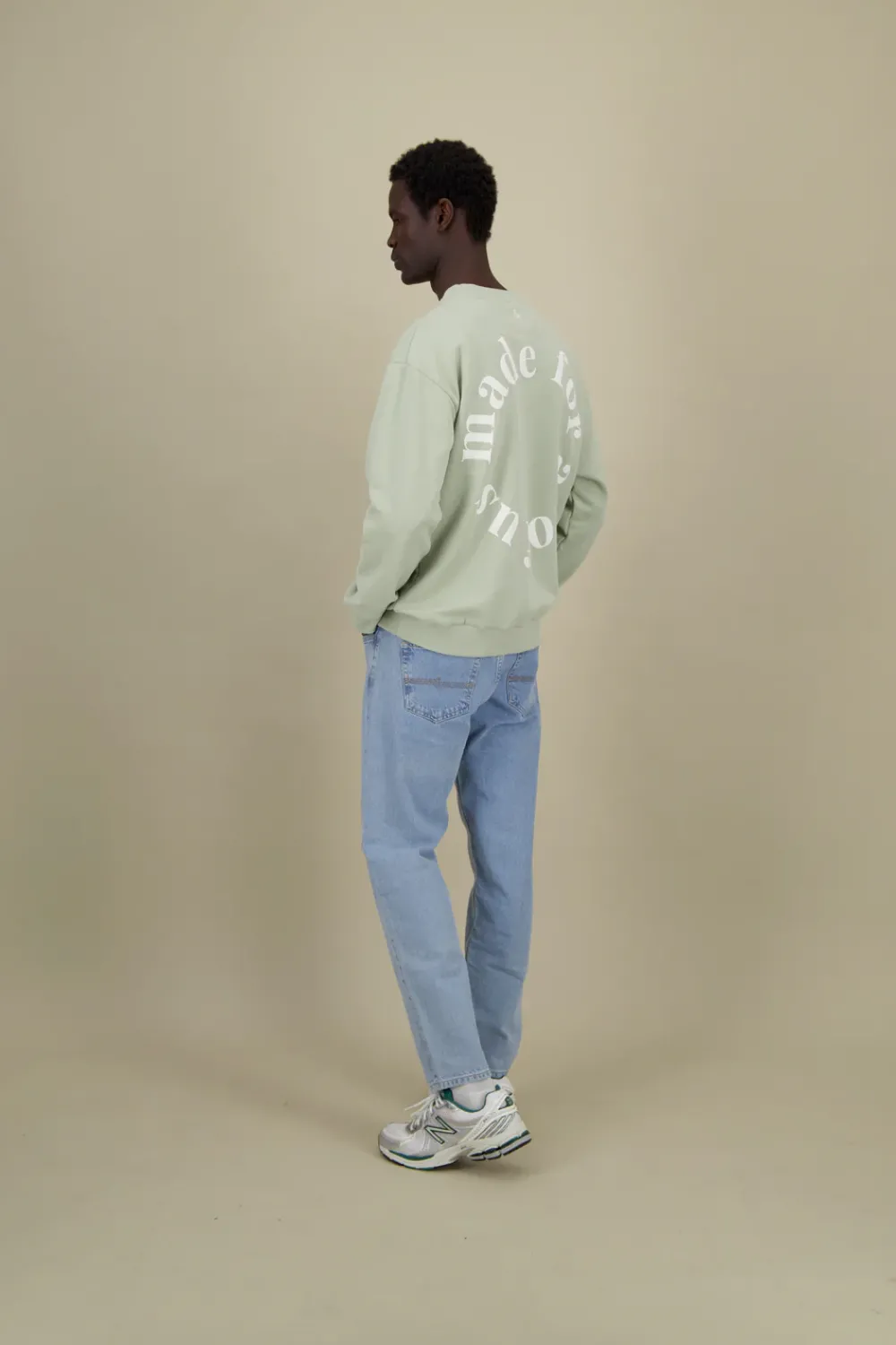 Colours & Sons Sweatshirt Made For All Of Us - Matcha*Herren Sweatshirts