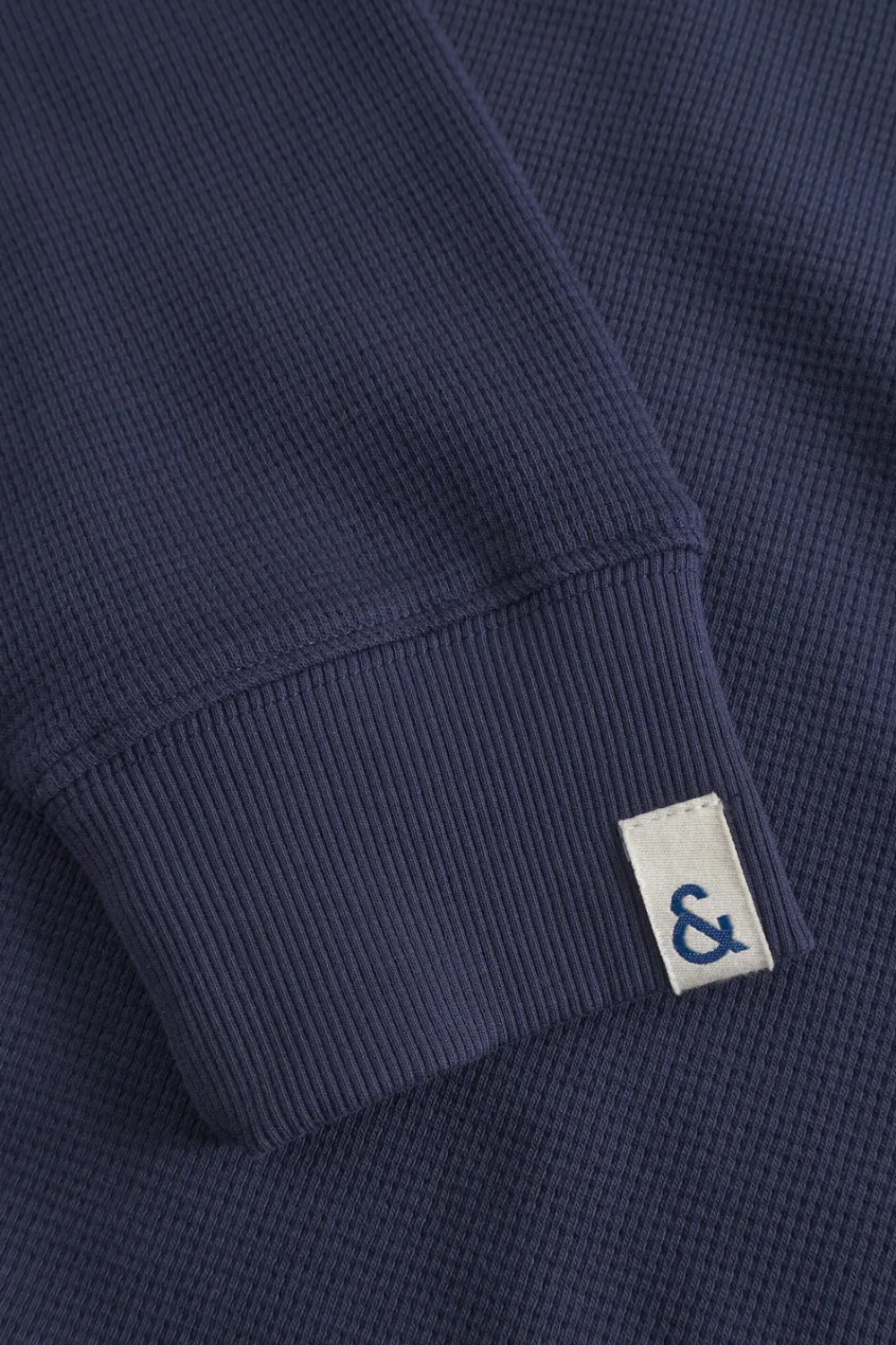 Colours & Sons Sweatshirt Strukturiert - Navy*Herren Sweatshirts