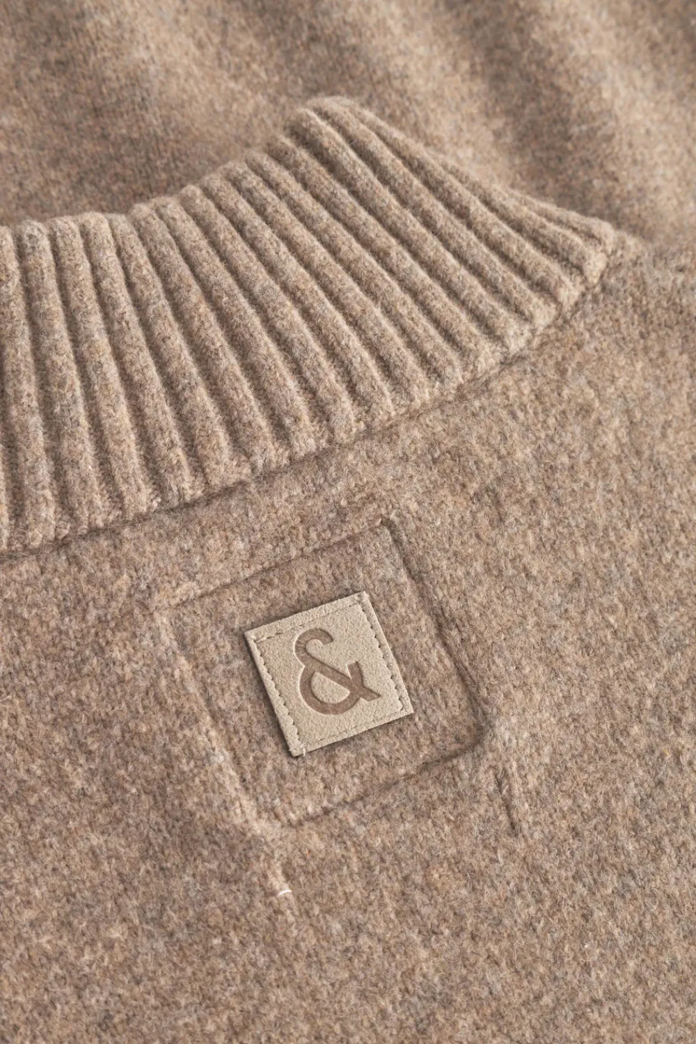 Colours & Sons Troyer Woolen Touch - Tumbleweed*Herren Pullover