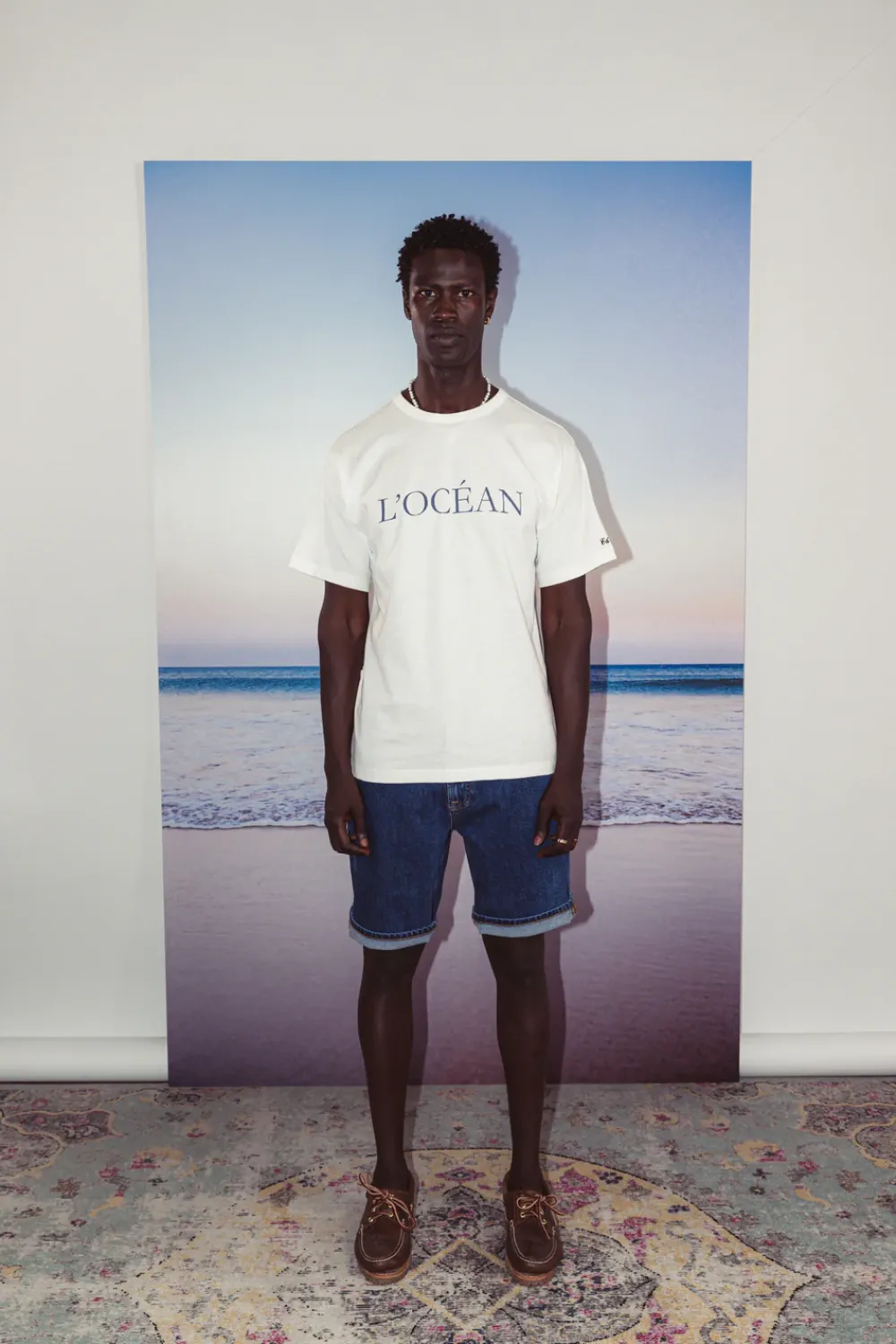 Colours & Sons T-Shirt L`océan - White*Herren T-Shirts & Polos