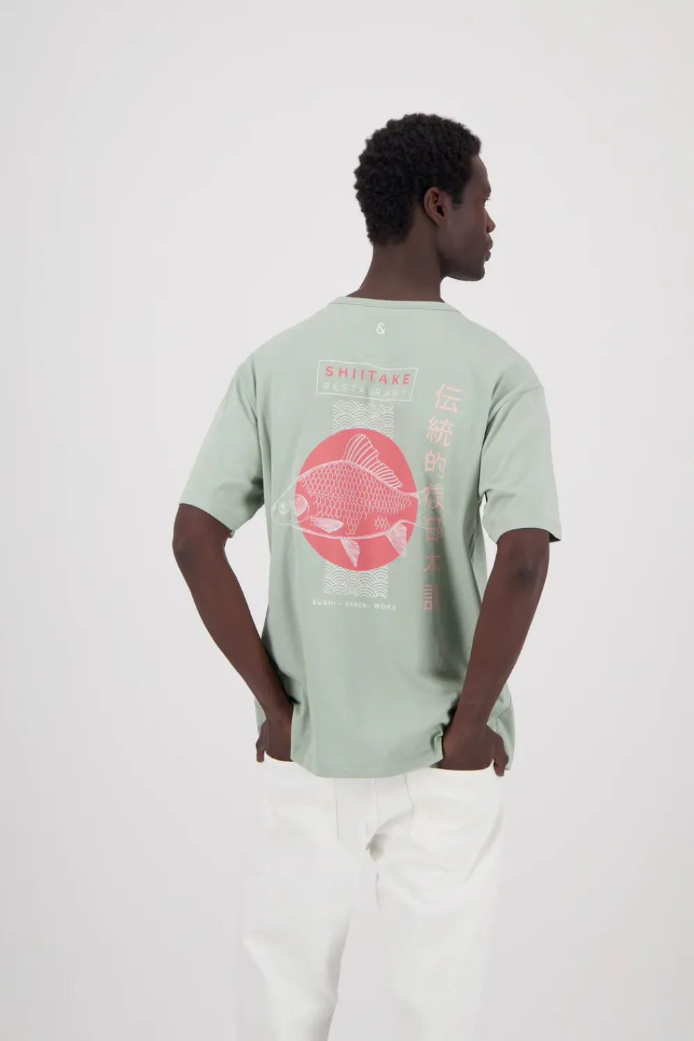 Colours & Sons T-Shirt Print - Matcha*Herren T-Shirts & Polos
