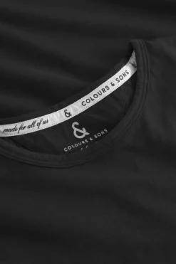 Colours & Sons T-Shirt Slub - Anthracite*Herren T-Shirts & Polos|T-Shirts & Polos