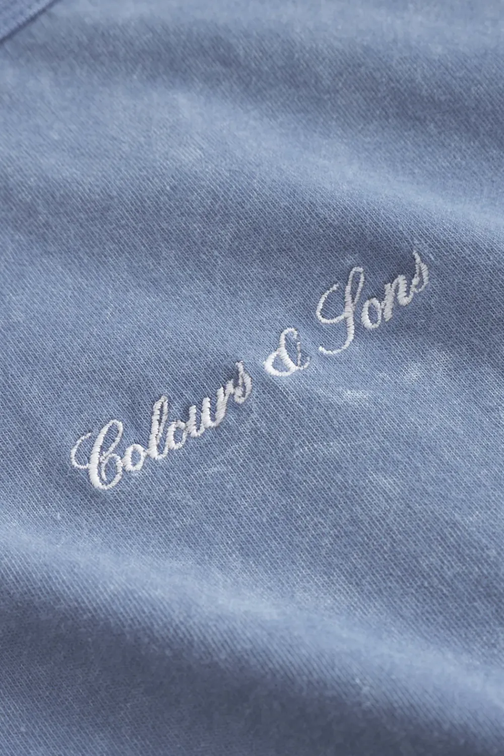 Colours & Sons T-Shirt Stone Washed - Great Wave*Herren T-Shirts & Polos