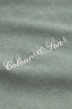 Colours & Sons T-Shirt Stone Washed - Wasabi*Herren T-Shirts & Polos