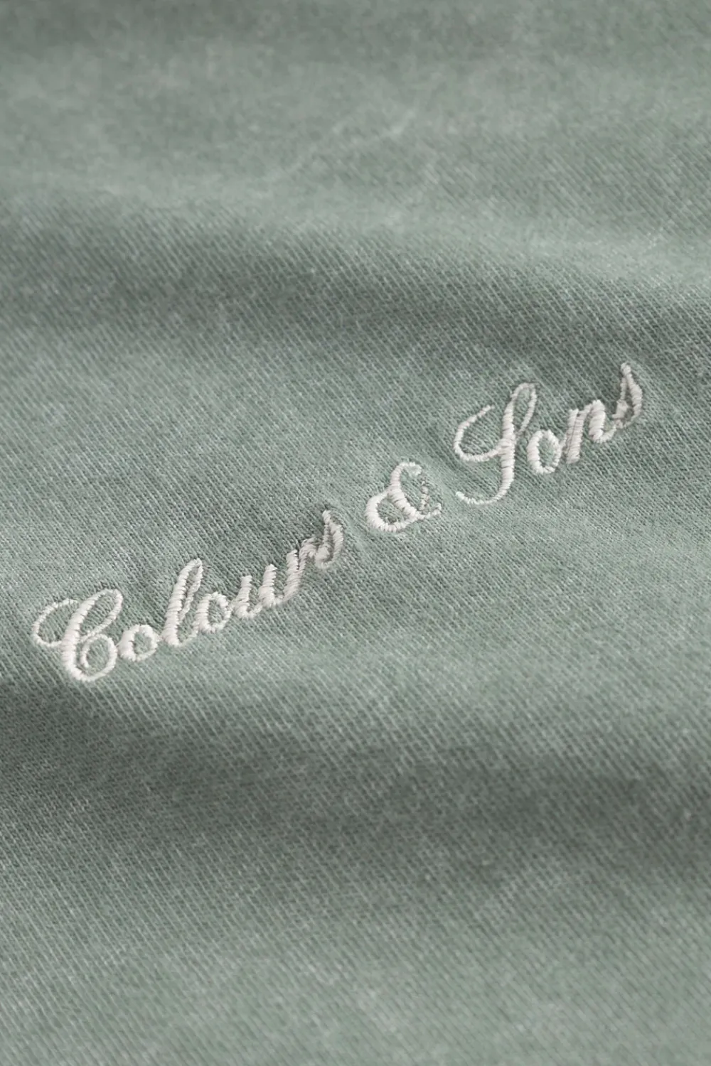 Colours & Sons T-Shirt Stone Washed - Wasabi*Herren T-Shirts & Polos