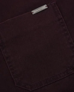 Colours & Sons Worker Jacket Coloured Denim - Port Wine*Herren Jacken