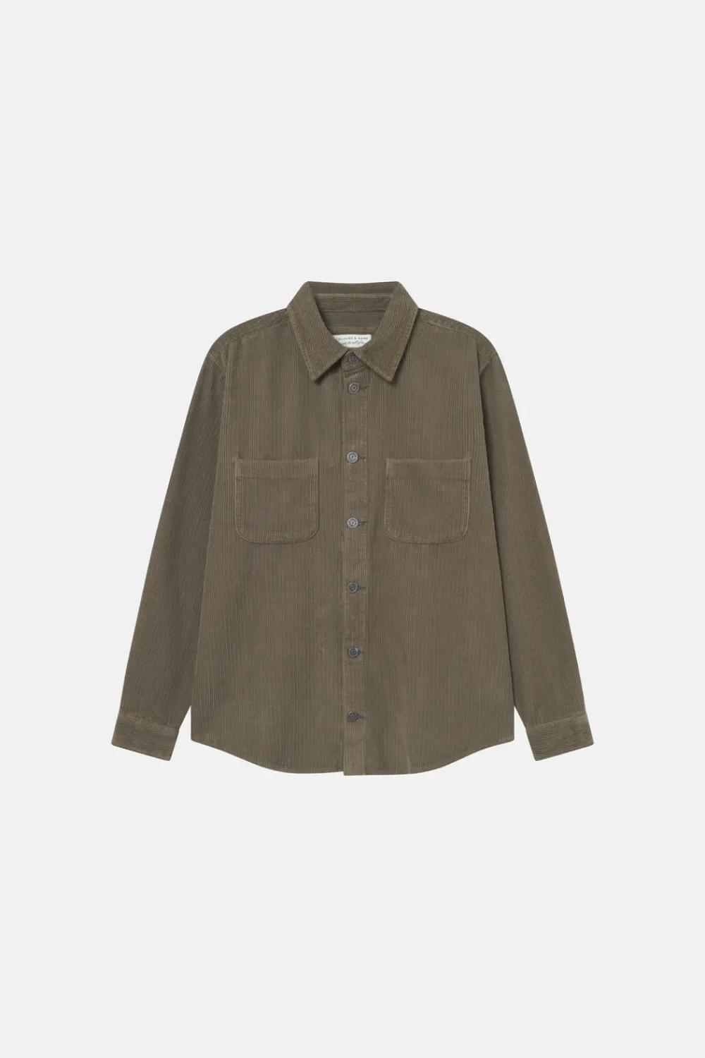 Colours & Sons Worker Jacket Cord - Olive*Herren Jacken