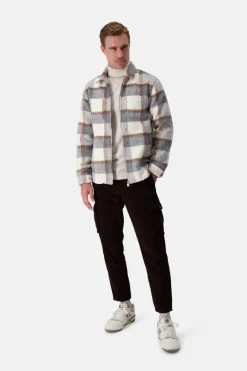 Colours & Sons Worker Jacket-Zipped - Desert Check*Herren Jacken