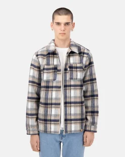 Colours & Sons Worker Jacket-Zipped - River Check*Herren Jacken
