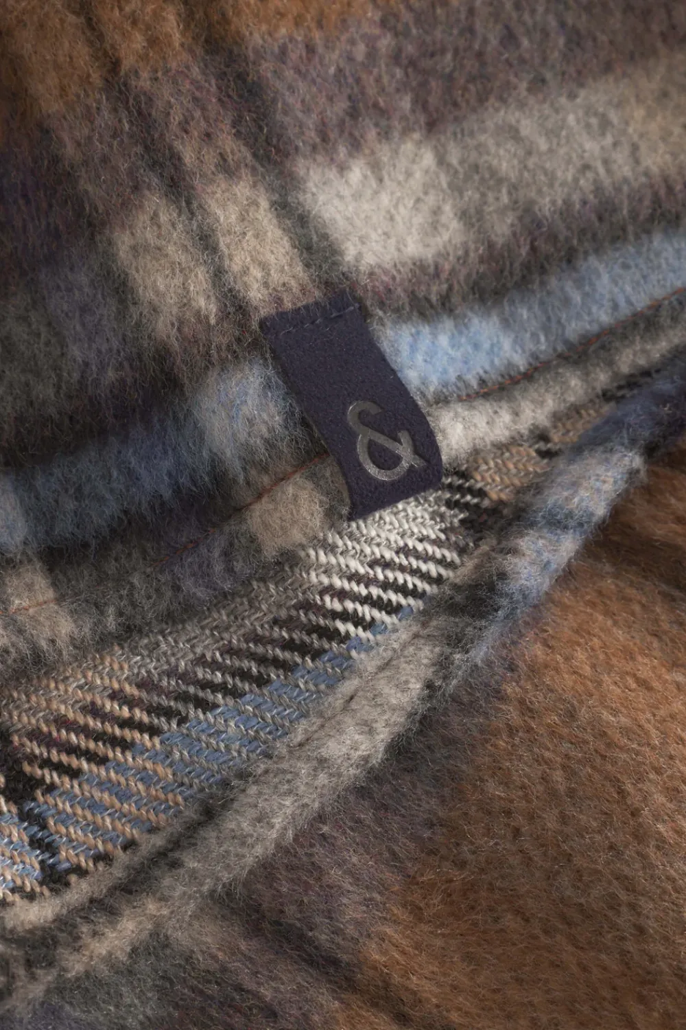 Colours & Sons Worker Jacket-Zipped - Tobacco Check*Herren Jacken